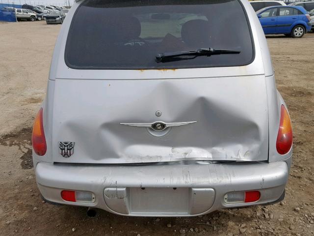 3C4FY48B65T520956 - 2005 CHRYSLER PT CRUISER SILVER photo 9