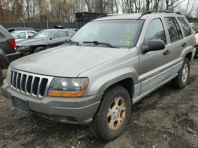 1J4GW58S5XC670842 - 1999 JEEP GRAND CHER GRAY photo 2