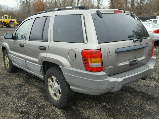 1J4GW58S5XC670842 - 1999 JEEP GRAND CHER GRAY photo 3