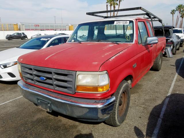 1FTEX15YXNKA48123 - 1992 FORD F150  photo 2