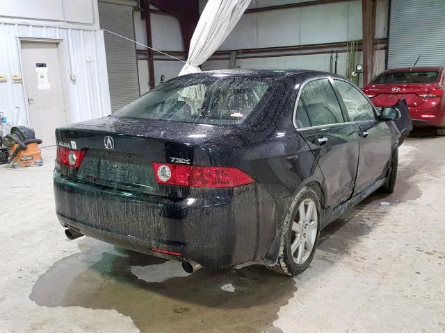 JH4CL96924C011213 - 2004 ACURA TSX BLACK photo 4