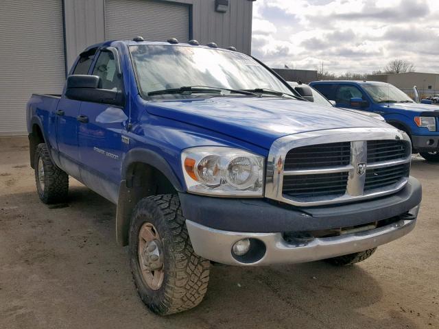 3D7KS28D67G755848 - 2007 DODGE RAM 2500 S BLUE photo 1