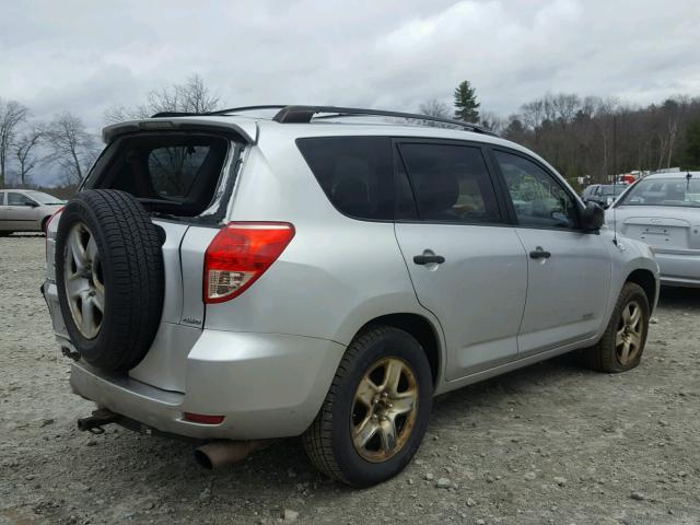 JTMBD35V875100105 - 2007 TOYOTA RAV4 SILVER photo 4