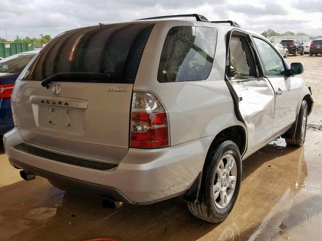 2HNYD18605H532450 - 2005 ACURA MDX TOURIN SILVER photo 4