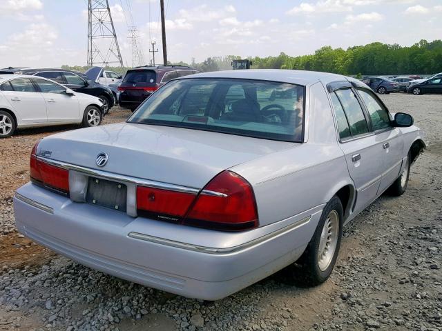 2MEFM75W3XX651850 - 1999 MERCURY GRAND MARQ SILVER photo 4