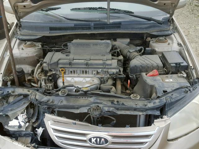 KNAFE122075482141 - 2007 KIA SPECTRA EX TAN photo 7