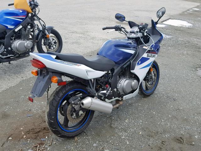 VTTGM51A882100772 - 2008 SUZUKI GS500 BLUE photo 4