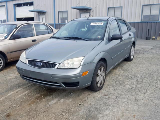 1FAFP34N36W228485 - 2006 FORD FOCUS ZX4 GREEN photo 2