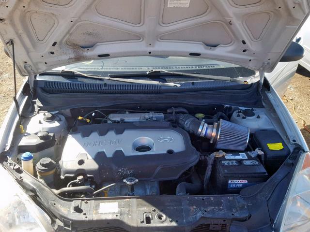 KMHCM36C57U032493 - 2007 HYUNDAI ACCENT GS SILVER photo 7