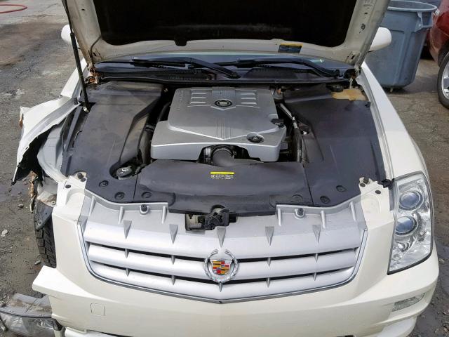 1G6DW677160211144 - 2006 CADILLAC STS CREAM photo 7