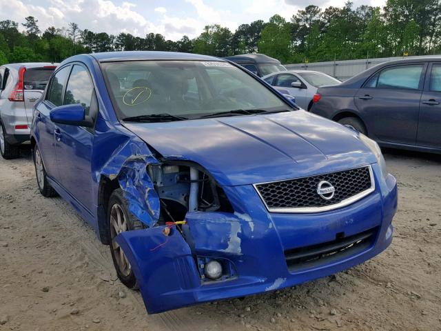 3N1AB6AP2CL785192 - 2012 NISSAN SENTRA 2.0 BLUE photo 1