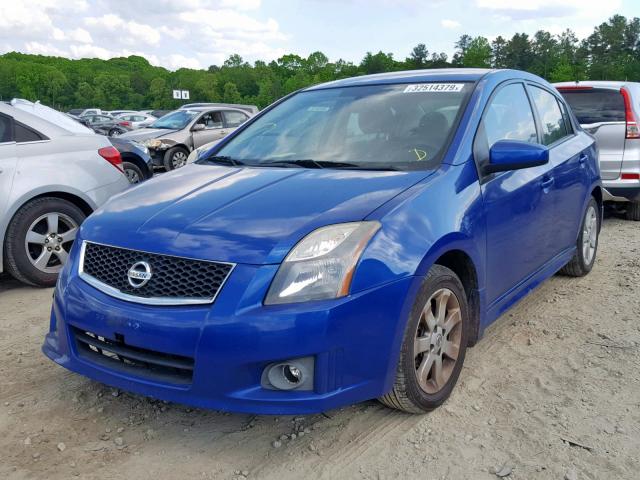 3N1AB6AP2CL785192 - 2012 NISSAN SENTRA 2.0 BLUE photo 2