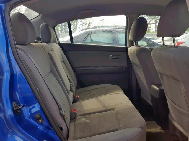 3N1AB6AP2CL785192 - 2012 NISSAN SENTRA 2.0 BLUE photo 6