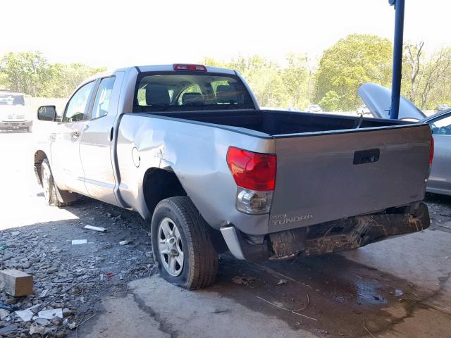 5TFRV54148X046037 - 2008 TOYOTA TUNDRA DOU SILVER photo 3