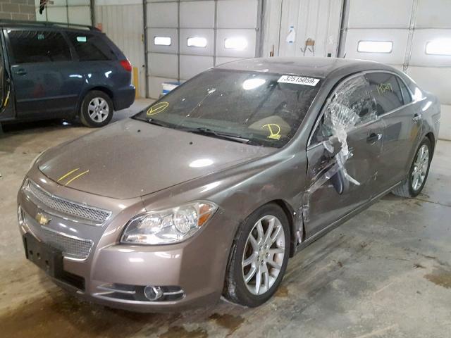 1G1ZE5E79AF213953 - 2010 CHEVROLET MALIBU LTZ TAN photo 2