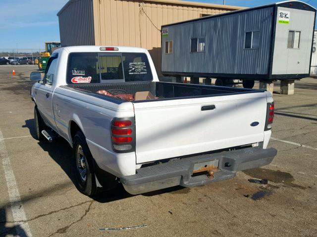 1FTYR10C6YPA97099 - 2000 FORD RANGER WHITE photo 3