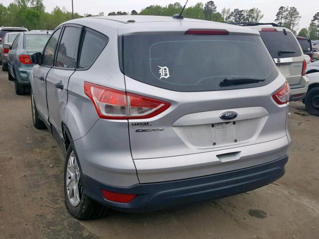 1FMCU0F73GUA48922 - 2016 FORD ESCAPE S SILVER photo 3