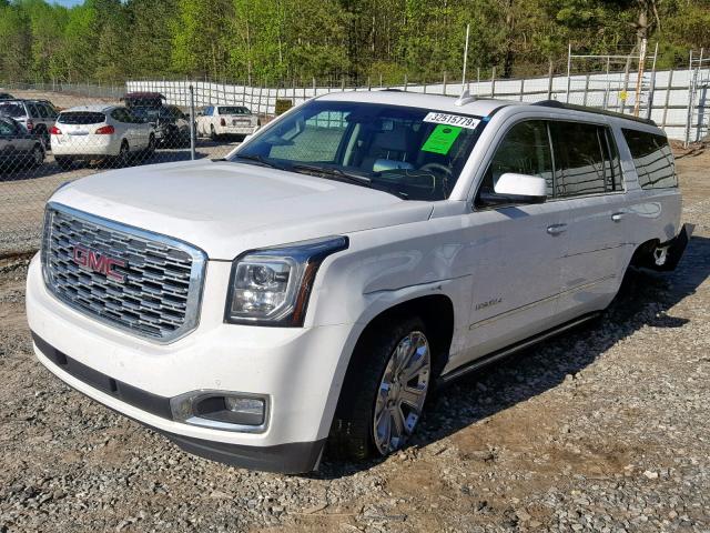 1GKS2HKJ3JR186156 - 2018 GMC YUKON XL D WHITE photo 2