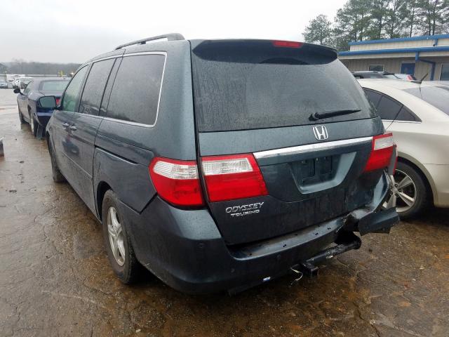 5FNRL38876B027927 - 2006 HONDA ODYSSEY TOURING  photo 3