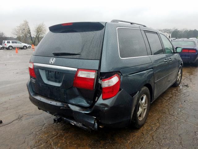 5FNRL38876B027927 - 2006 HONDA ODYSSEY TOURING  photo 4