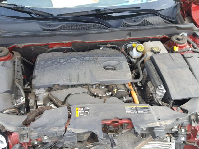 1G11D5RR8DF107820 - 2013 CHEVROLET MALIBU 1LT 红色 照片 7