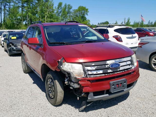 2FMDK48CX8BB24672 - 2008 FORD EDGE SEL RED photo 1