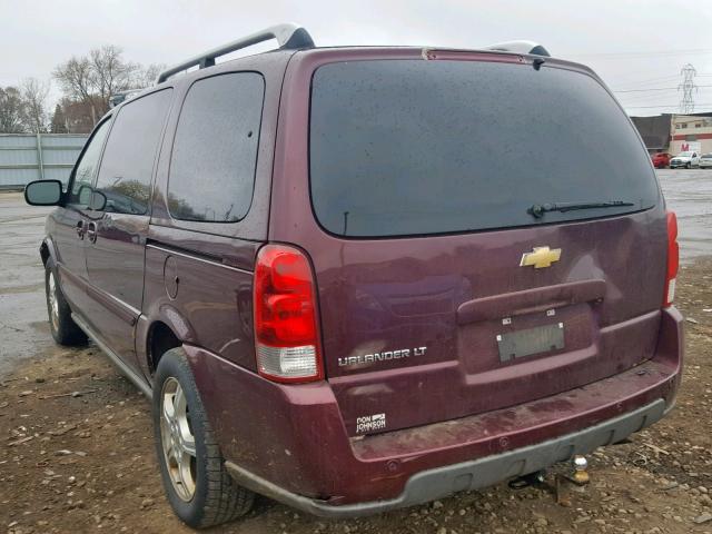 1GNDV33L46D129524 - 2006 CHEVROLET UPLANDER L 勃艮第红 照片 3