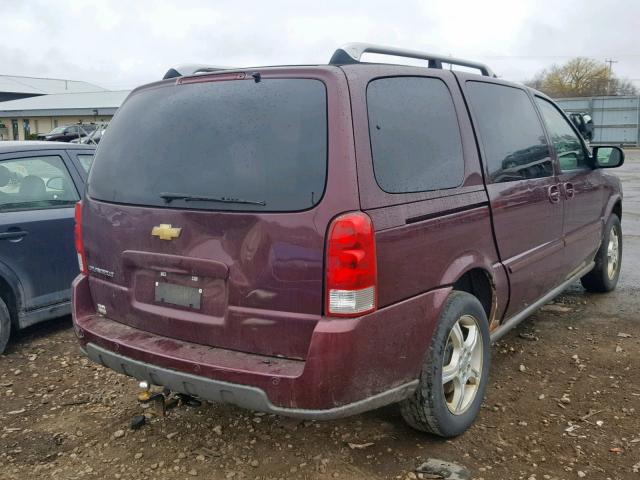 1GNDV33L46D129524 - 2006 CHEVROLET UPLANDER L 勃艮第红 照片 4