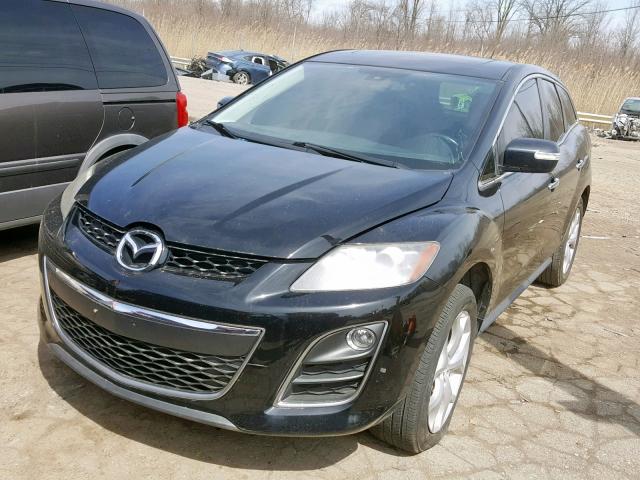 JM3ER2W32A0345371 - 2010 MAZDA CX-7 BLACK photo 2