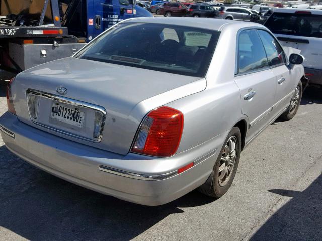 KMHFU45E54A340539 - 2004 HYUNDAI XG 350 SILVER photo 4