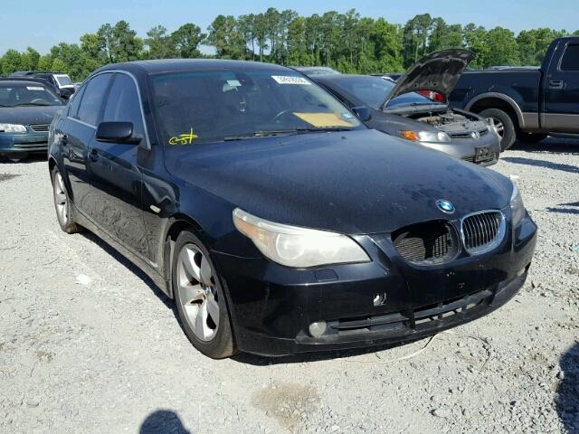 WBANE53577CY07228 - 2007 BMW 525 I BLACK photo 1