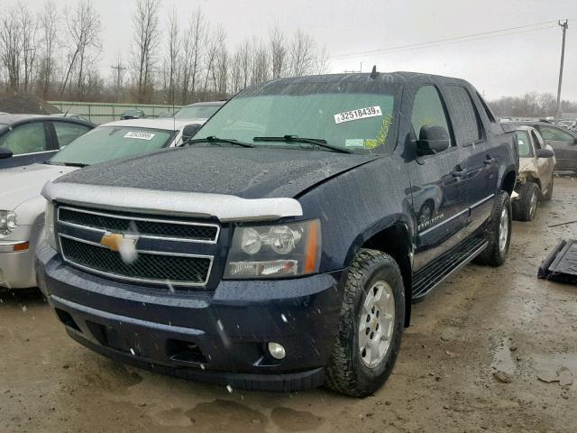 3GNFK12348G309275 - 2008 CHEVROLET AVALANCHE BLUE photo 2