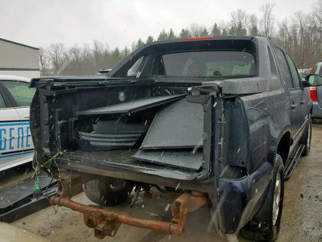 3GNFK12348G309275 - 2008 CHEVROLET AVALANCHE BLUE photo 4