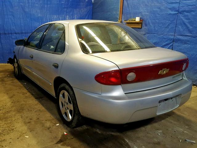 1G1JF52F747259933 - 2004 CHEVROLET CAVALIER L SILVER photo 3