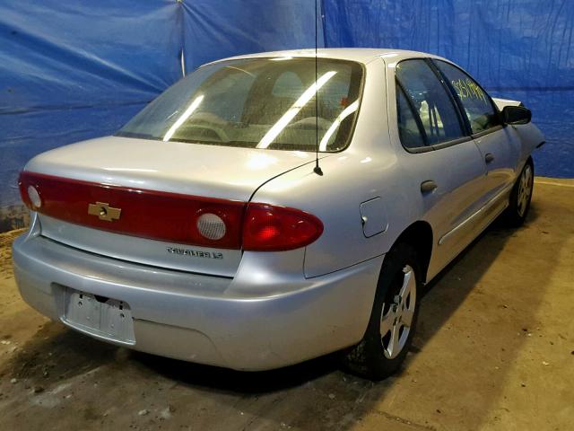 1G1JF52F747259933 - 2004 CHEVROLET CAVALIER L SILVER photo 4