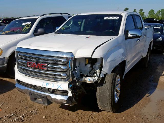 1GTP6DE15H1252189 - 2017 GMC CANYON SLT WHITE photo 2