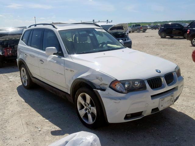 WBXPA93426WG84754 - 2006 BMW X3 3.0I WHITE photo 1