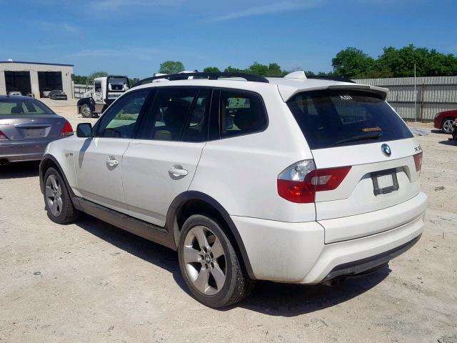 WBXPA93426WG84754 - 2006 BMW X3 3.0I WHITE photo 3