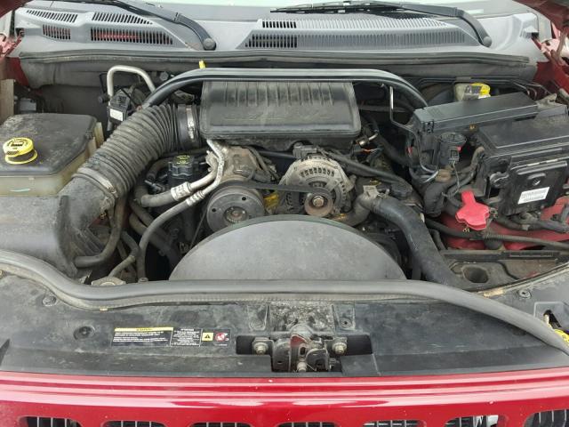 1J8HG48K96C195415 - 2006 JEEP COMMANDER MAROON photo 7