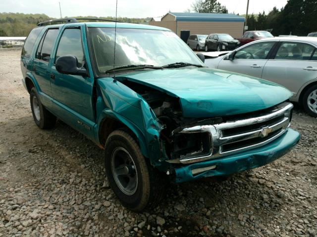 1GNCS13W5T2269480 - 1996 CHEVROLET BLAZER TEAL photo 1