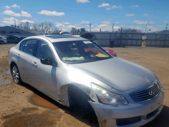 JNKCV61F59M360227 - 2009 INFINITI G37 SILVER photo 1