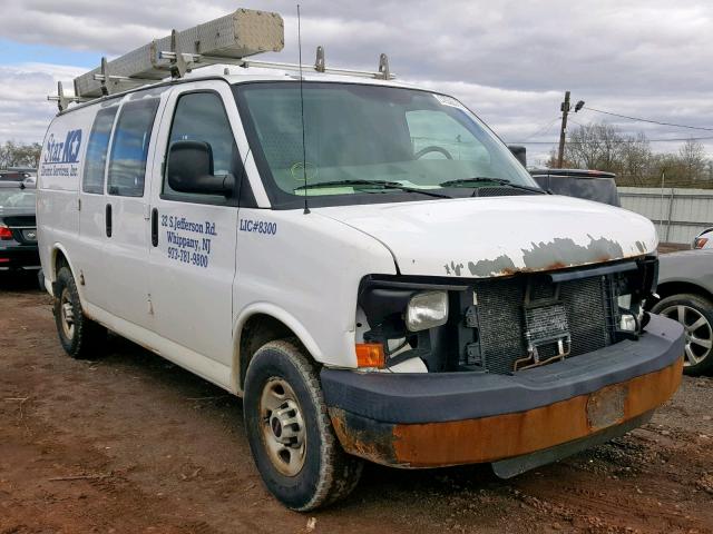 1GTHG35K781102752 - 2008 GMC SAVANA G35 WHITE photo 1