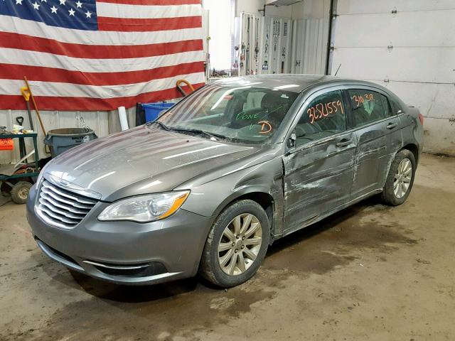 1C3CCBBB1CN120612 - 2012 CHRYSLER 200 TOURIN SILVER photo 2