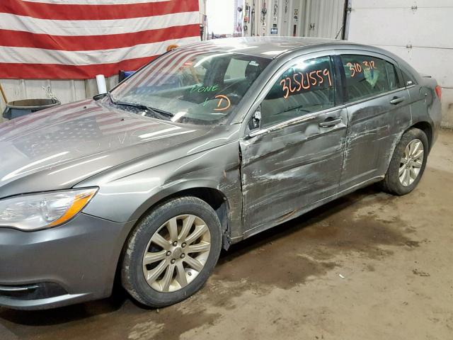 1C3CCBBB1CN120612 - 2012 CHRYSLER 200 TOURIN SILVER photo 9