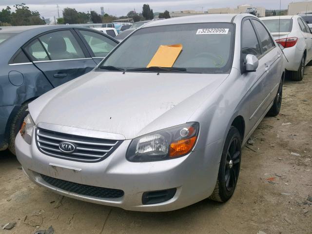 KNAFE222795663892 - 2009 KIA SPECTRA EX SILVER photo 2