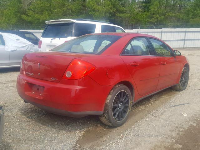 1G2ZH558564141048 - 2006 PONTIAC G6 GT RED photo 4