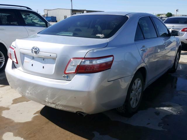 4T1BB46K59U080030 - 2009 TOYOTA CAMRY HYBR SILVER photo 4