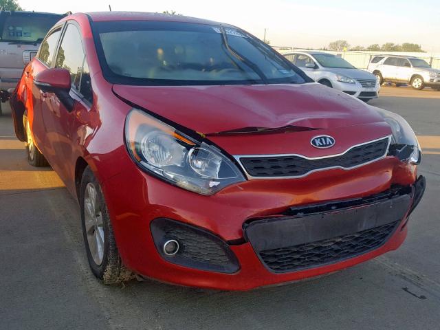 KNADN5A34D6096546 - 2013 KIA RIO EX RED photo 1