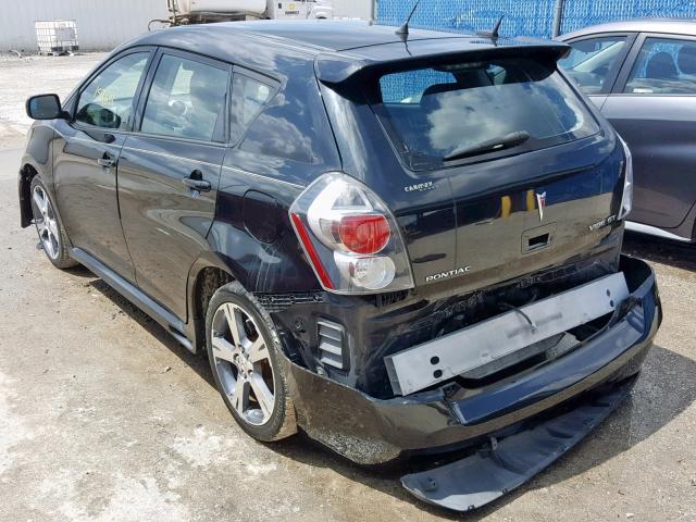 5Y2SR67009Z468701 - 2009 PONTIAC VIBE GT BLACK photo 3