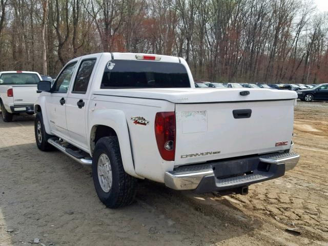 1GTDT136048180005 - 2004 GMC CANYON WHITE photo 3